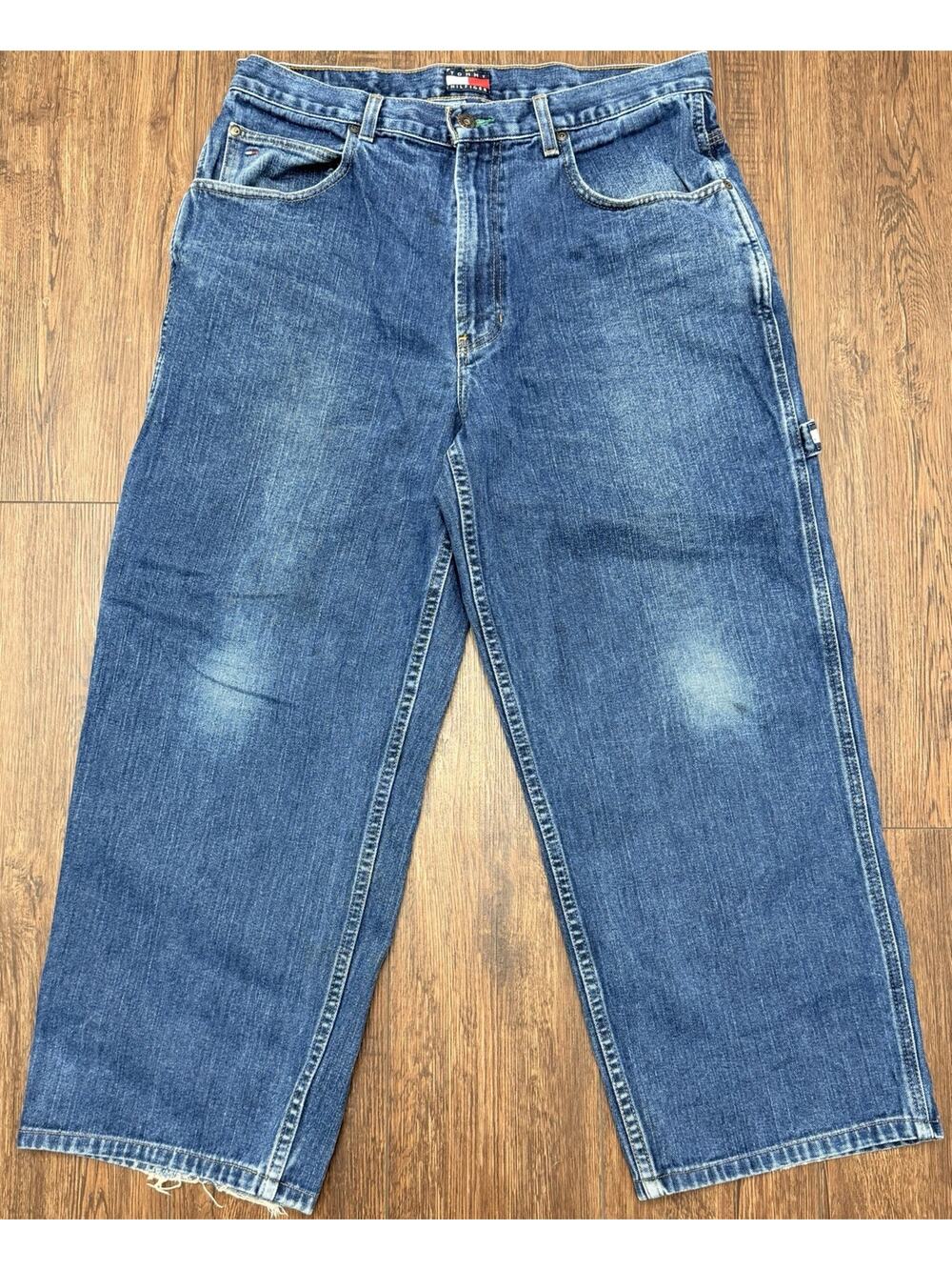 Vintage Carpenter Tommy Hilfiger Jeans Men’s Size 34x34 Baggy Y2K